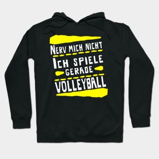 Volleyball Beachvolleyball Baggern Pritschen Hoodie